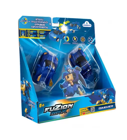 Игровой набор машинок-трансформеров FUZION MAX - Дашер - 54003_5.jpg - № 5