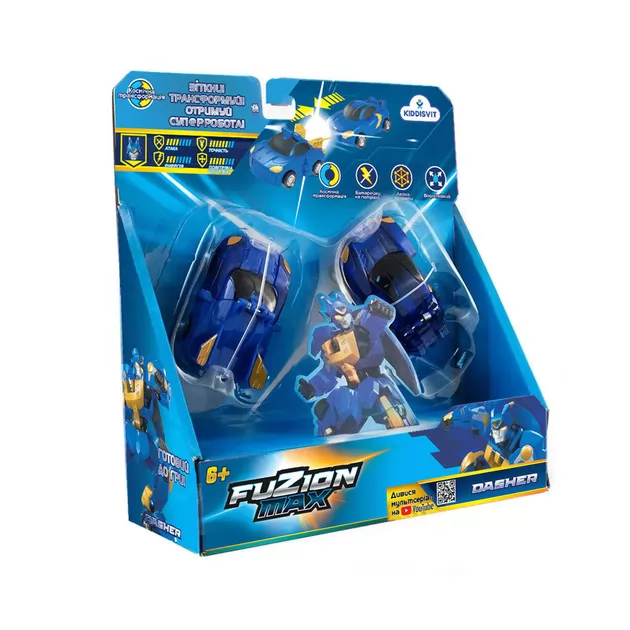 Игровой набор машинок-трансформеров FUZION MAX - Дашер