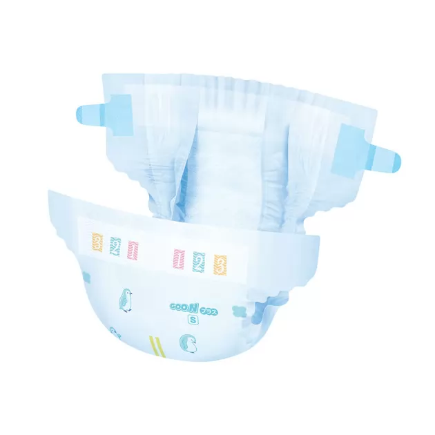 Подгузники Goo.N Plus для детей (размер 2(S), 4-8 кг, 50 шт)