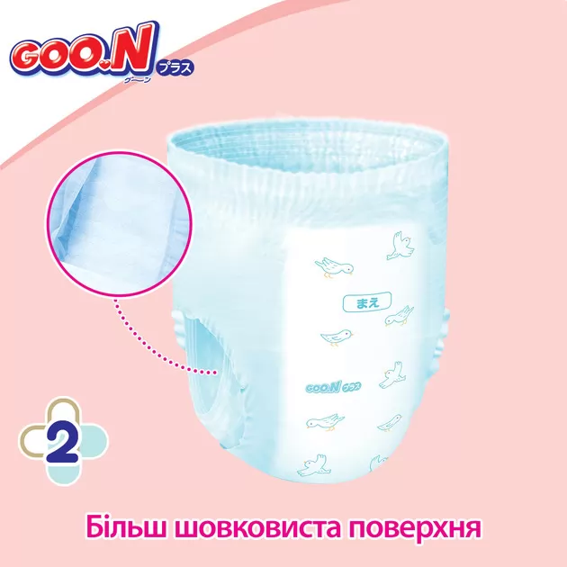 Трусики-подгузники GOO.N Plus для детей (размер 6(XXL), 13-25 кг, 28 шт)