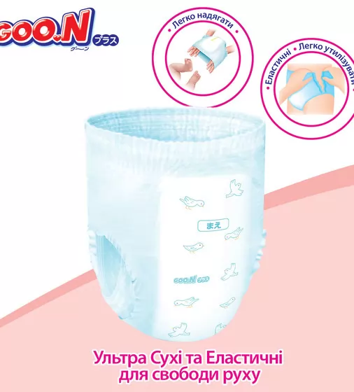 Трусики-подгузники GOO.N Plus для детей (размер 6(XXL), 13-25 кг, 28 шт) - 843351_7.jpg - № 7