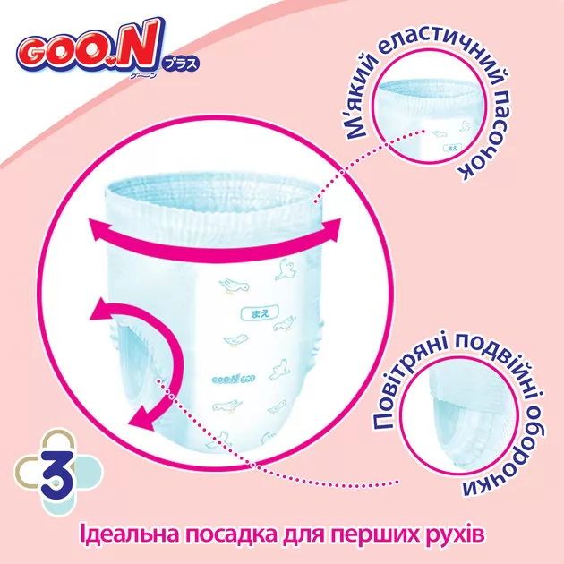 Трусики-подгузники GOO.N Plus для детей (размер 6(XXL), 13-25 кг, 28 шт)