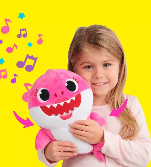 Интерактивная мягкая игрушка BABY SHARK - Мама Акуленка (30 cm) - 61033_4.jpg - № 4