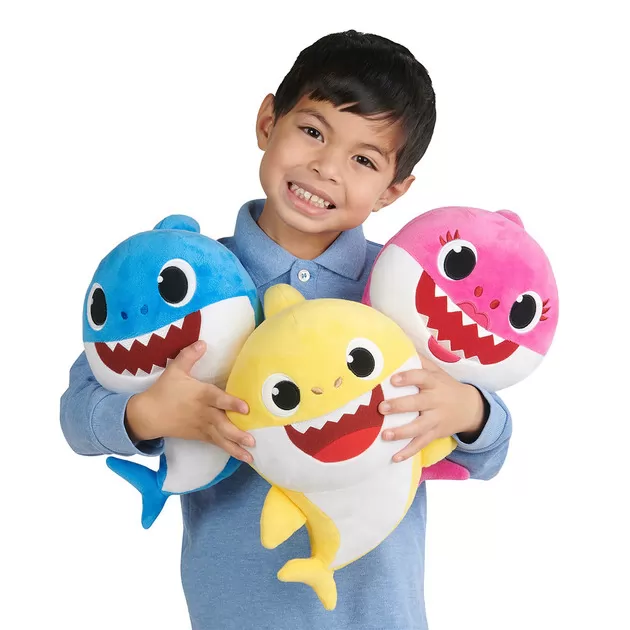 Интерактивная мягкая игрушка BABY SHARK - Папа Акуленка (30 cm)