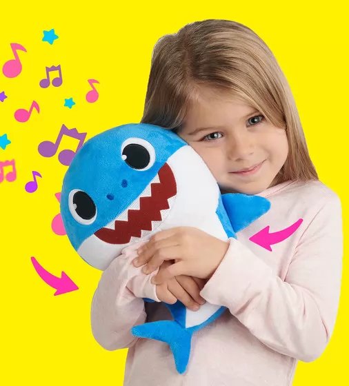 Интерактивная мягкая игрушка BABY SHARK - Папа Акуленка (30 cm) - 61032_3.jpg - № 3