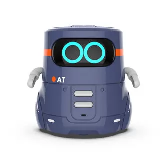 Умный робот с сенсорным управлением и обучающими карточками - AT-ROBOT 2 ( (темно-фиолетовый)