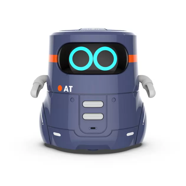 Умный робот с сенсорным управлением и обучающими карточками - AT-ROBOT 2 ( (темно-фиолетовый)