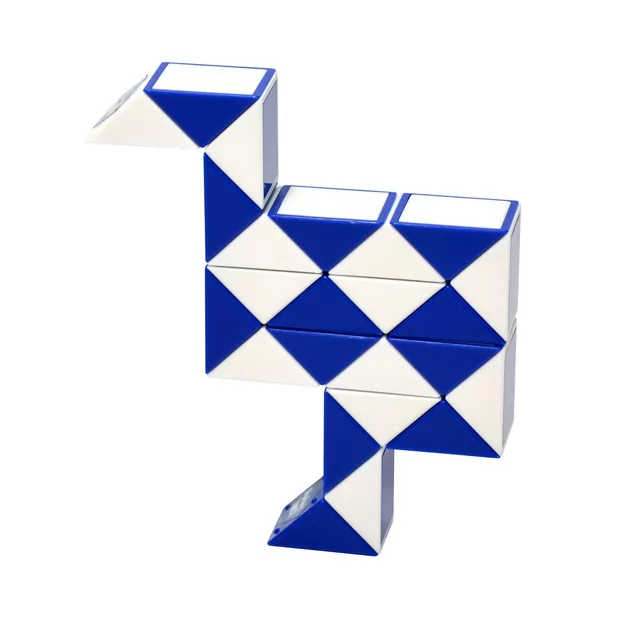 Головоломка Rubik's - Змейка (Бело-Голубая)