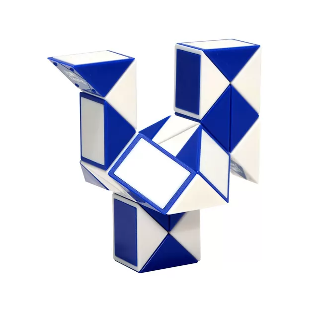Головоломка Rubik's - Змейка (Бело-Голубая)