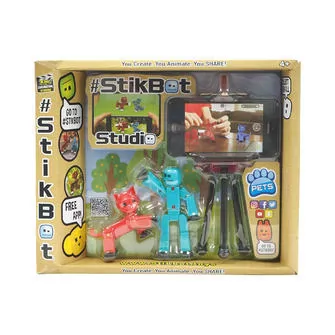 Игровой Набор Для Анимационного Творчества Stikbot S2 Pets – Студия