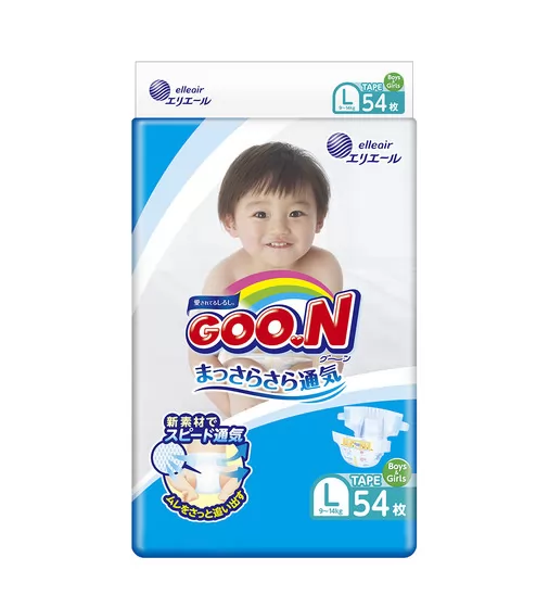 Подгузники Goo.N Для Детей (L, 9-14 Кг) коллекция 2018 года - 853623_1.jpg - № 1