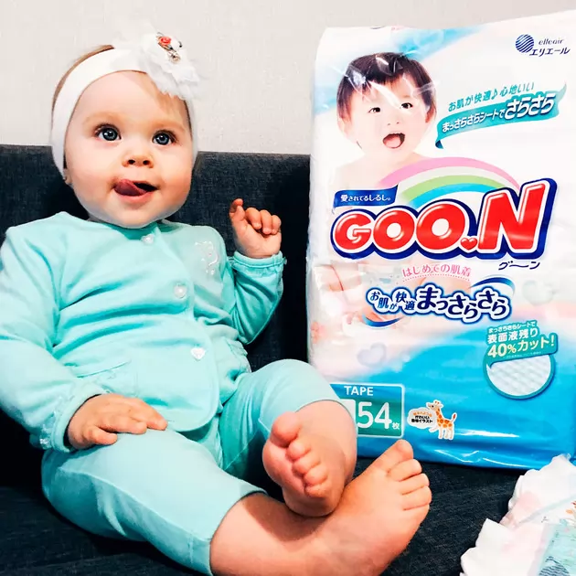 Подгузники Goo.N Для Детей (L, 9-14 Кг) коллекция 2018 года