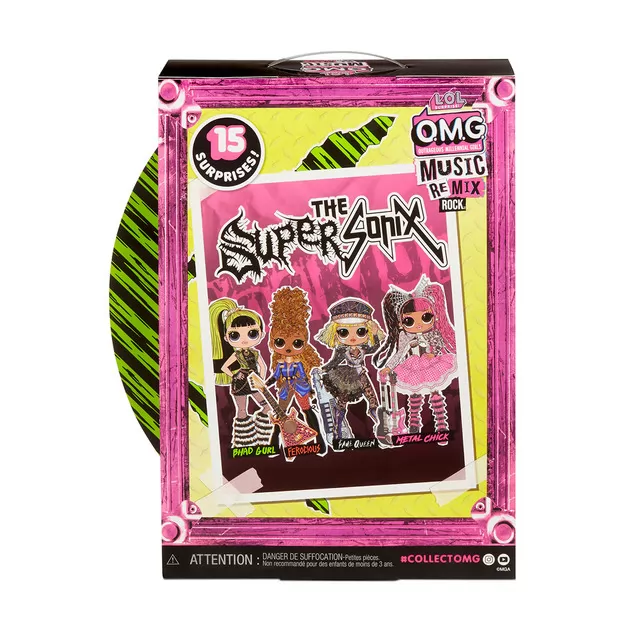 Игровой набор с куклой L.O.L. Surprise! серии O.M.G. Remix Rock" – Леди-Ритм"