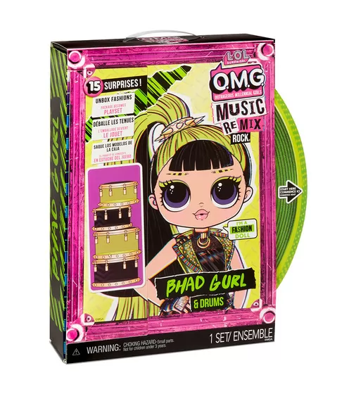 Игровой набор с куклой L.O.L. Surprise! серии O.M.G. Remix Rock" – Леди-Ритм" - 577584_5.jpg - № 5