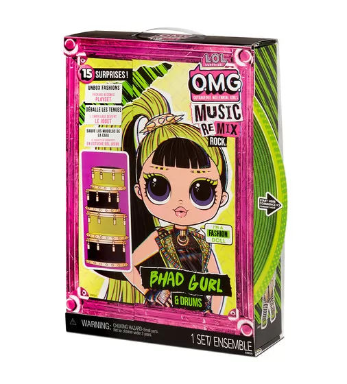 Игровой набор с куклой L.O.L. Surprise! серии O.M.G. Remix Rock" – Леди-Ритм" - 577584_3.jpg - № 3