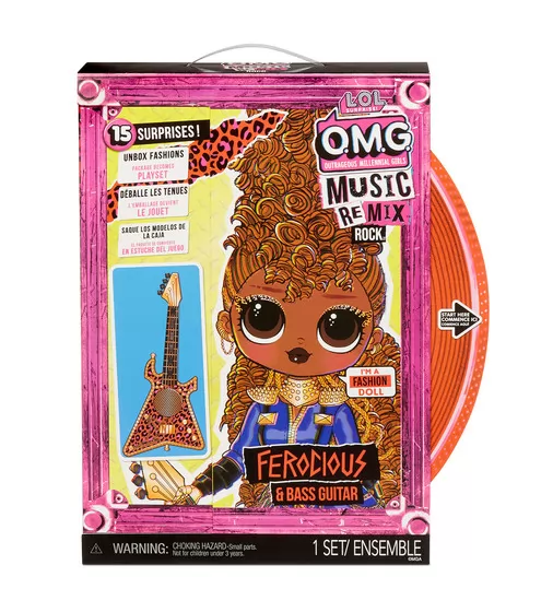 Игровой набор с куклой L.O.L. Surprise! серии O.M.G. Remix Rock" – Фурия" - 577591_4.jpg - № 4