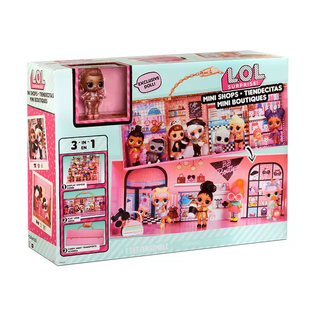 Игровой набор с куклой L.O.L. Surprise! - Маленькие магазинчики 3-в-1