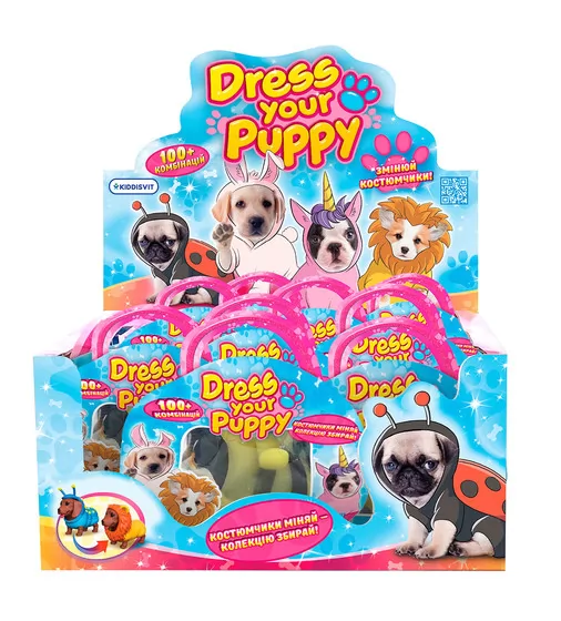 Стретч-игрушка в виде животного Dress Your Puppy - Щенок в костюмчике - 0222_14.jpg - № 14