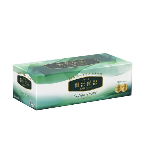 Салфетки Бумажные Освежающие Elleair Fresh Lotion (В Коробке, 160 Шт) - 713444_1.jpg - № 1