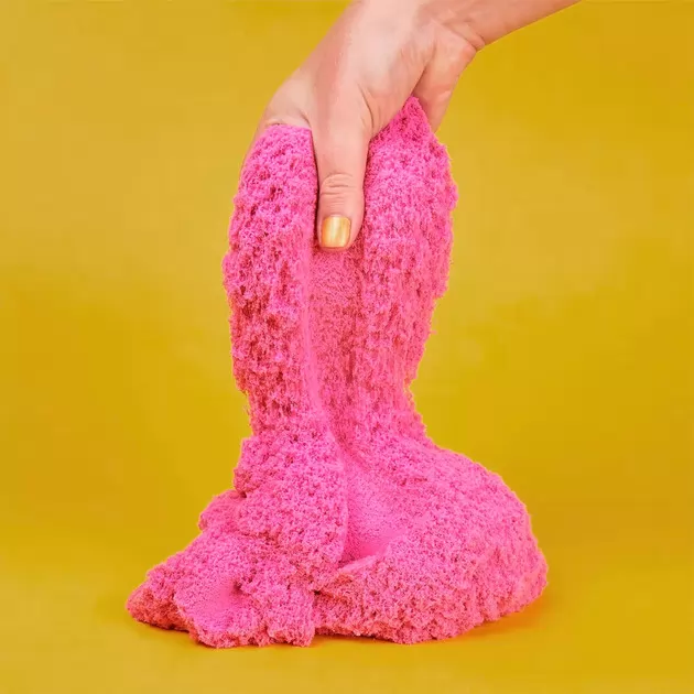 Песок для детского творчества - Kinetic Sand Розовый блеск