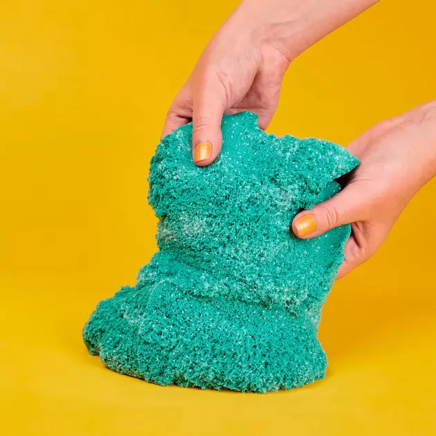Песок для детского творчества - Kinetic Sand Бирюзовый блеск
