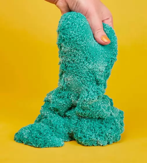 Песок для детского творчества - Kinetic Sand Бирюзовый блеск - 71489T_3.jpg - № 3