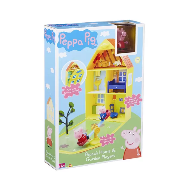 Игровой Набор Peppa - Дом Пеппы С Лужайкой