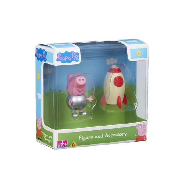 Фигурка Peppa - Космонавт Джордж С Ракетой