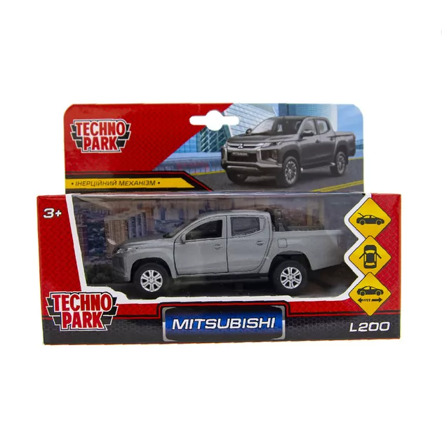 Автомодель - MITSUBISHI L200 PICKUP (серый)