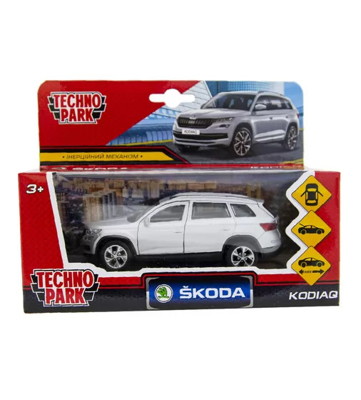 Автомодель - SKODA KODIAQ (серебристый) - KODIAQ-12FIL-SR_9(1).jpg - № 19