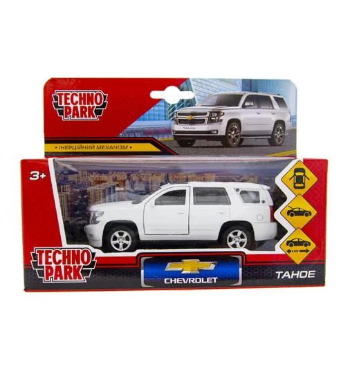 Автомодель - CHEVROLET TAHOE (матовый белый) - TAHOE-12FIL-WH_10(1).jpg - № 21