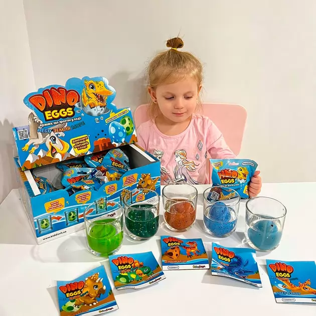 Растущая игрушка в яйце «Dino Eggs» - Динозавры неба, земли, моря