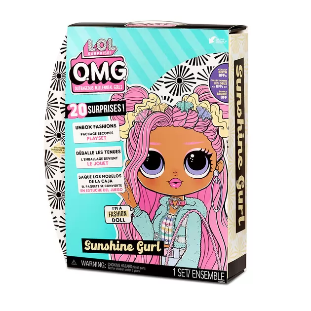 Игровой набор с куклой L.O.L. Surprise! серии O.M.G." S5 – Солнечная Леди"