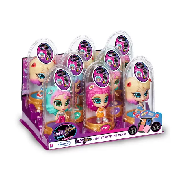 Игровой набор с куклой и косметикой 2 в 1 Instaglam S1 – Иви