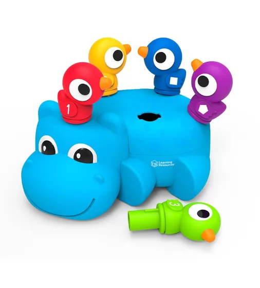 Обучающий игровой набор-сортер Learning Resources – Умный бегемот Хьюи - LER9108_2.jpg - № 2
