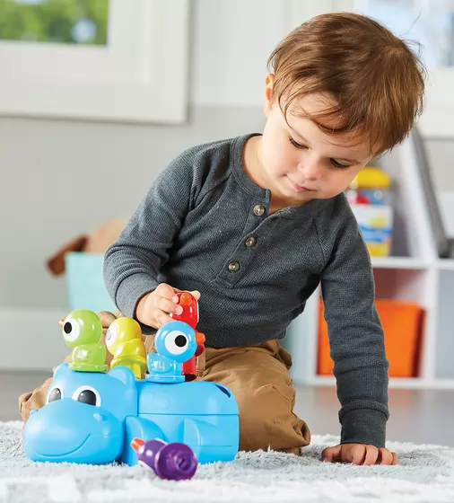 Обучающий игровой набор-сортер Learning Resources – Умный бегемот Хьюи - LER9108_7.jpg - № 7