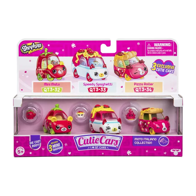 Набор Мини-Машинок Shopkins Cutie Cars S3 - Итальянские Приключения