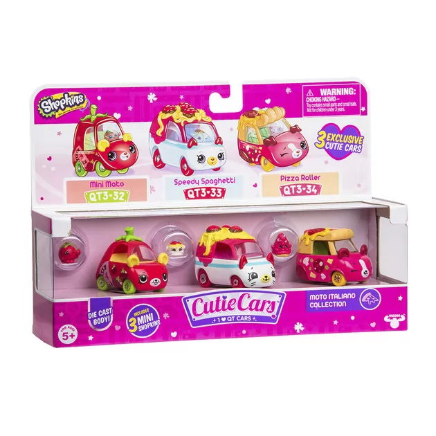 Набор Мини-Машинок Shopkins Cutie Cars S3 - Итальянские Приключения