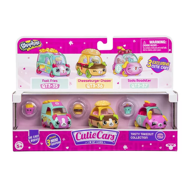 Набор Мини-Машинок Shopkins Cutie Cars S3 - Стрит-Фуд