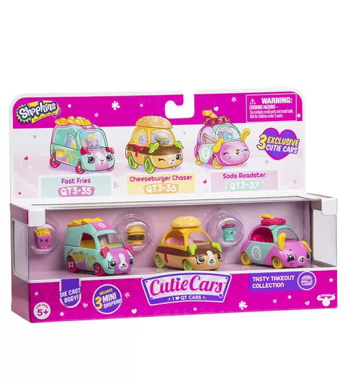Набор Мини-Машинок Shopkins Cutie Cars S3 - Стрит-Фуд - 57139_3.jpg - № 3