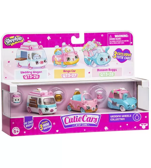 Набор Мини-Машинок Shopkins Cutie Cars S3 - Свадебный Кортеж - 57136_3.jpg - № 3