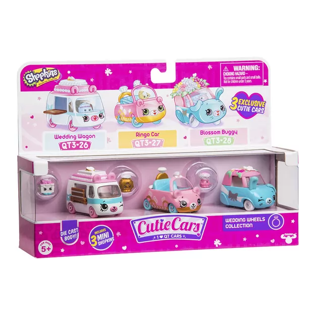 Набор Мини-Машинок Shopkins Cutie Cars S3 - Свадебный Кортеж