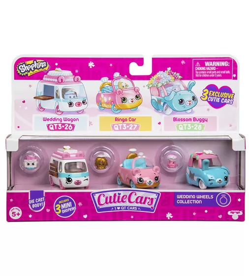 Набор Мини-Машинок Shopkins Cutie Cars S3 - Свадебный Кортеж - 57136_2.jpg - № 2