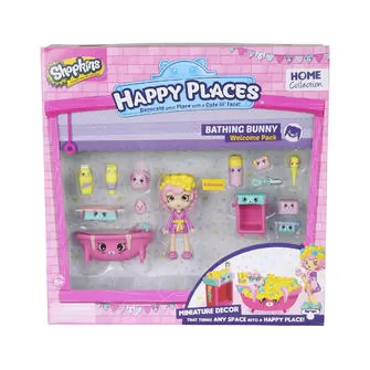 Игровой Набор С Куклой Happy Places S1 – Ванная Комната Бабли Гам