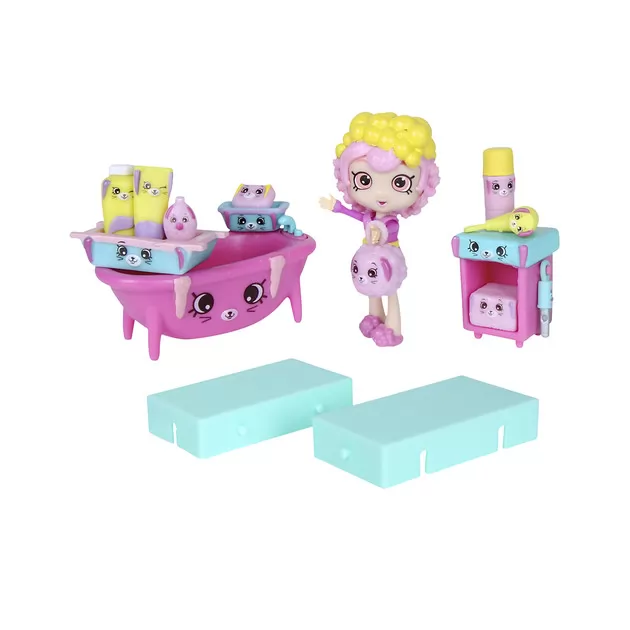 Игровой Набор С Куклой Happy Places S1 – Ванная Комната Бабли Гам