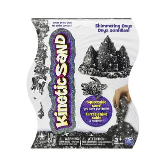 Песок Для Детского Творчества - Kinetic Sand Metallic (Черный)