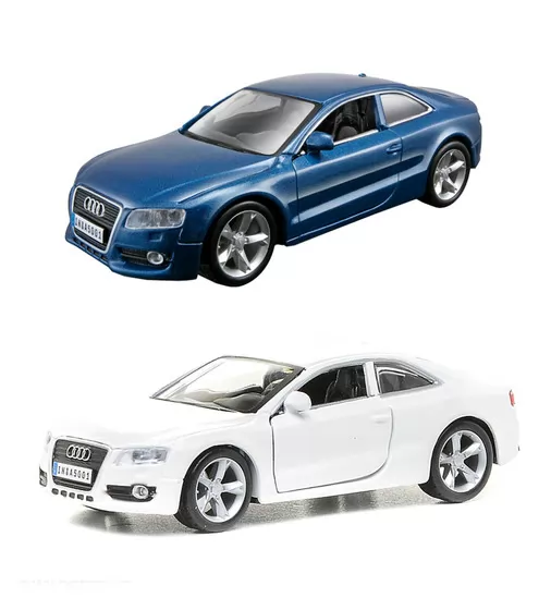 Автомодель - Audi A5 (ассорти синий  металлик, белый, 1:32) - 18-43008_1.jpg - № 1