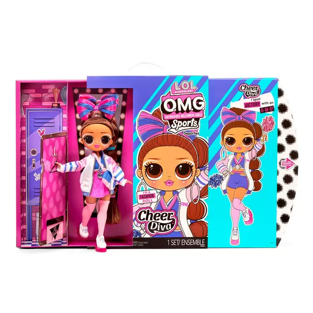 Игровой набор с куклой L.O.L. Surprise! серии O.M.G. Sports Doll" – Леди-Чирлидер"