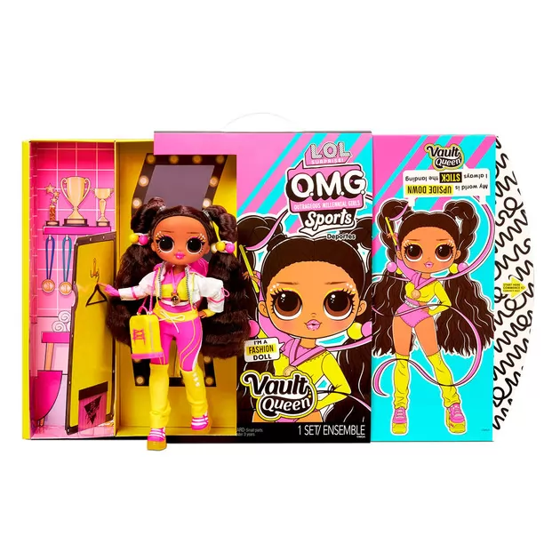 Игровой набор с куклой L.O.L. Surprise! серии O.M.G. Sports Doll" – Гимнастка"