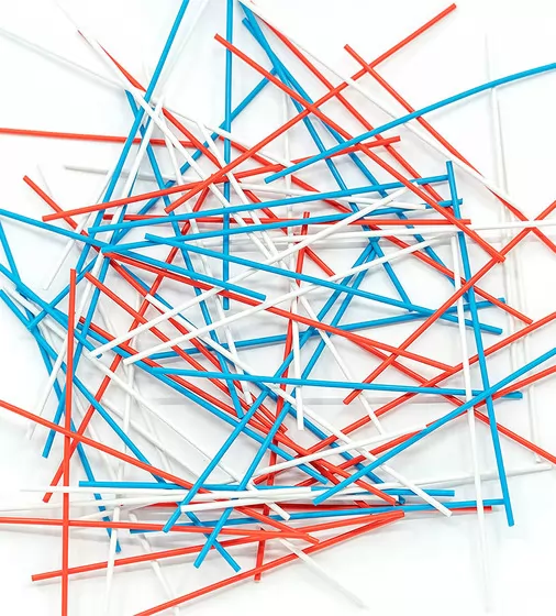 Набор стержней для 3D-ручки 3Doodler Start  - Микс (75 шт: красный, белый, синий) - 3DS-ECO-MIX1-75_3.jpg - № 3